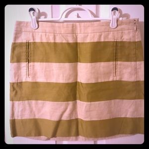 JCrew Cotton/Linen skirt size 4
